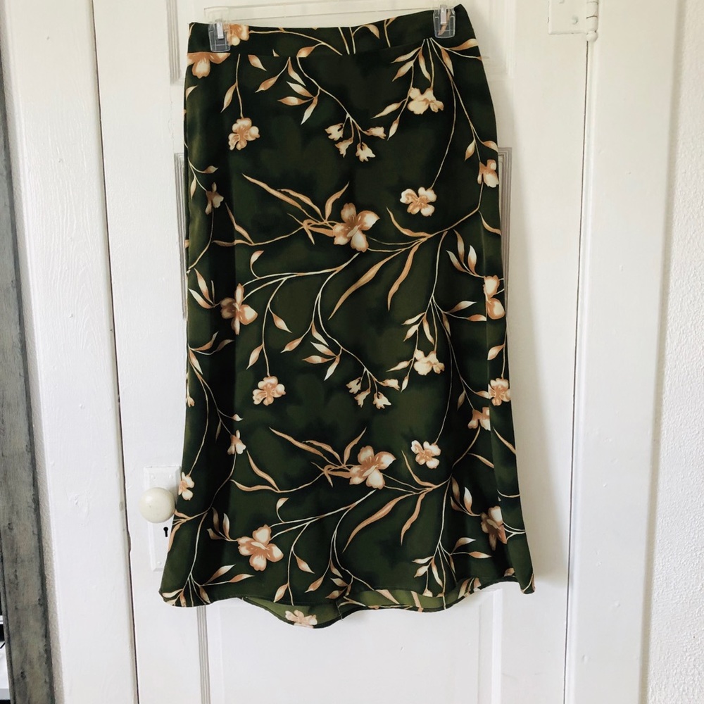 Vintage floral maxi skirt size 16w
